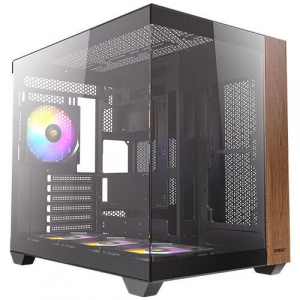 Antec CX800 Wood ARGB táp nélküli ablakos ház (0-761345-10137-0)