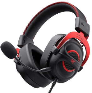 Havit Gamenote H2002E Pro gaming headset fekete-piros