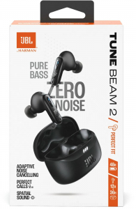 JBL Tune Beam 2 Bluetooth Headset fekete (JBLTBEAM2BLK)