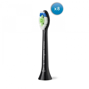 Philips Sonicare W2 Optimal White fogkefefej 8db fekete (HX6068/88)