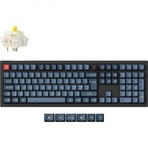 Keychron V6 Max Banana switch, mechanikus billentyűzet fekete-szürke (V6M-D4Z-HU)