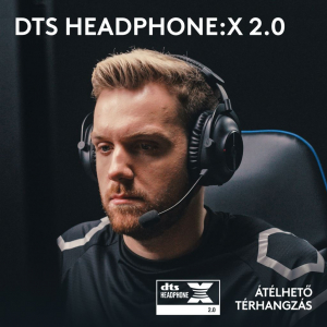 Logitech PRO X 2 LIGHTSPEED vezeték nélküli gamer fejhallgató + állvány fekete (991-000550)