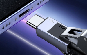 UGREEN L512 USB-C PD t&ouml;ltők&aacute;bel 3m sz&uuml;rke (45065)