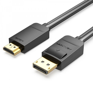 Vention DisplayPort - HDMI k&aacute;bel 2m fekete (HADBH)