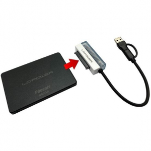 LC Power USB > SATA átalakító (LC-ADA-USB-SATA-25)