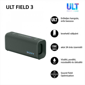 Sony ULT FIELD 3 Bluetooth hangszóró szürke (SRSULT30H.CE7)