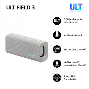 Sony ULT FIELD 3 Bluetooth hangszóró fehér (SRSULT30W.CE7)