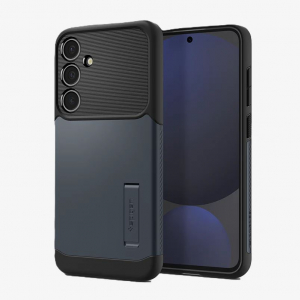 Spigen Slim Armor Samsung Galaxy S24 FE tok Metal Slate - sötétkék-fekete (ACS08563)