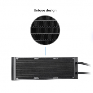 Chieftec Iceberg 240 DARK AIO univerz&aacute;lis v&iacute;zhűt&eacute;s fekete (CLC-240-BLK)