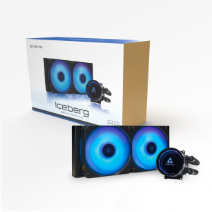 Chieftec Iceberg 240 RGB AIO univerzális vízhűtés fekete (CLC-240-RGB)