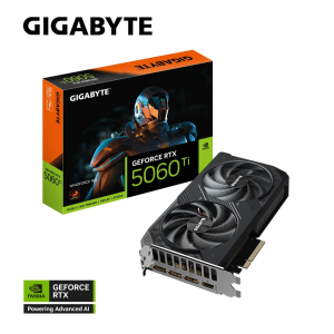 Gigabyte GeForce RTX 5060 Ti 16GB WINDFORCE 16G videokártya (GV-N506TWF2-16GD)