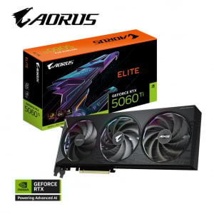 Gigabyte GeForce RTX 5060 Ti 16GB ELITE 16G videokártya (GV-N506TAORUS E-16GD)