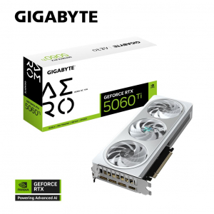 Gigabyte GeForce RTX 5060 Ti 16GB AERO OC 16G videokártya (GV-N506TAERO OC-16GD)
