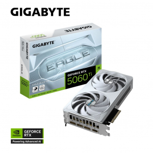 Gigabyte GeForce RTX 5060 Ti 16GB EAGLE OC ICE 16G videokártya (GV-N506TEAGLEOC ICE-16GD)