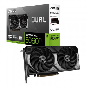 ASUS GeForce RTX 5060 Ti 16GB Dual OC Edition videokártya (DUAL-RTX5060TI-O16G)