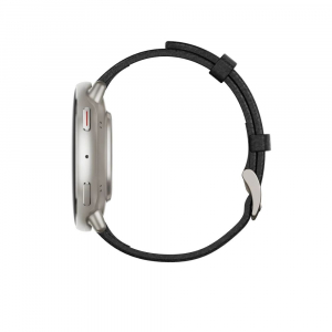 Amazfit Active 2 NFC (Round) okosóra fekete bőrszíj (XMAMAACT2RNDLEA)