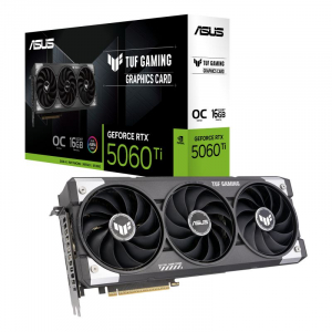 ASUS GeForce RTX 5060 Ti 16GB TUF Gaming OC Edition videokártya (TUF-RTX5060TI-O16G-GAMING)