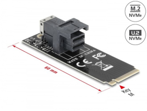 Delock M.2 2260 Key M -> SFF-8643 NVMe adapter (61070)