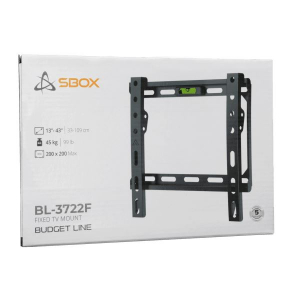 SBOX Budget fix fali TV konzol maximum: 45kg, 43'' (BL-3722F)