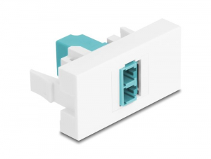 Delock Easy 45 LC Duplex modul feh&eacute;r-k&eacute;k (90845)