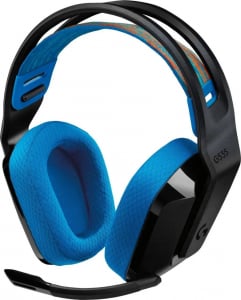 Logitech G535 Lightspeed vezeték nélküli Gaming Headset fekete-kék (939-002219)
