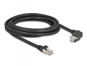 Delock Cat.6 S/FTP RJ45 kamera k&aacute;bel 3m fekete (80923)
