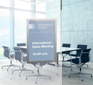 Durable Duraframe A4 infokeret &ouml;ntapad&oacute; h&aacute;ttal ez&uuml;st sz&iacute;nű 1db (489923)