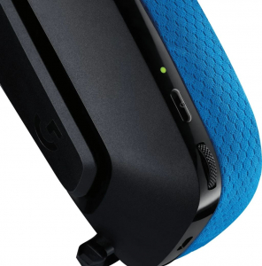 Logitech G535 Lightspeed vezeték nélküli Gaming Headset fekete-kék (939-002219)