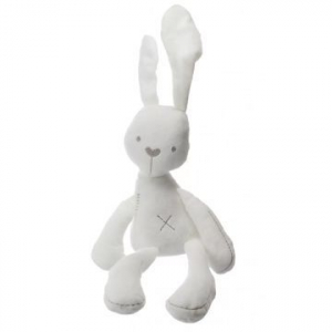 KIK Spolka hossz&uacute; f&uuml;lű pl&uuml;ss nyuszi - 36 cm b&eacute;zs (KX9918)