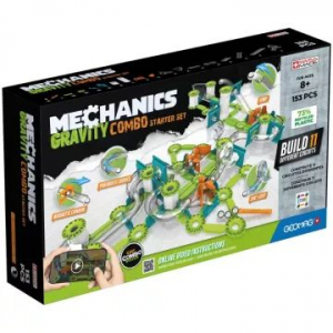 GEOMAG Mechanics: Gravity Combo Starter Set mágneses építőjáték - 153 db-os (09553)