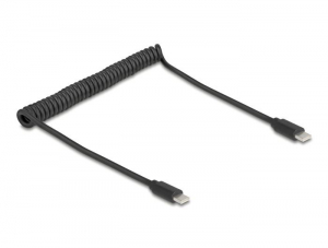 Delock USB 2.0 Type-C k&aacute;bel 0.75m fekete (90369)