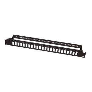 Logilink 19" sz&aacute;loptikai panel 24 SC-Duplex vagy LC-Quad adapterhez (FB0003B)