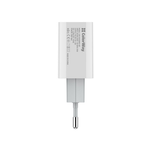 ColorWay USB töltő adapter, Power Delivery Port USB Type-C 20W V2 fekete (CW-CHS026PD-BK)
