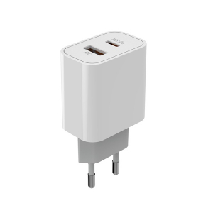 ColorWay USB töltő adapter, Power Delivery Port PPS USB (Type-C PD + USB QC3.0) (30W) white (CW-CHS037PD-WT)