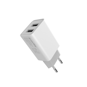 ColorWay USB t&ouml;ltő adapter, 2USB AUTO ID 2.1A (10W) white (CW-CHS015-WT)