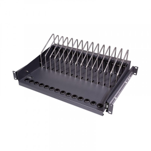 Logilink 19" teleszk&oacute;pos polc notebookok &eacute;s t&aacute;blag&eacute;pek t&aacute;rol&aacute;s&aacute;ra fekete (SF100B)