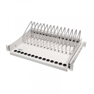 Logilink 19" teleszk&oacute;pos polc notebookok &eacute;s t&aacute;blag&eacute;pek t&aacute;rol&aacute;s&aacute;ra sz&uuml;rke (SF100G)