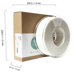 Maertz PLA Pro nyomtat&oacute;sz&aacute;l 2.85mm, 1kg feh&eacute;r (PMMA-1009-008)