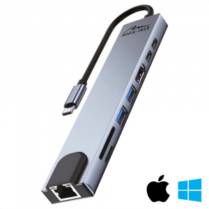 Media-Tech 8in1 USB-C notebook dokkoló (MT5046)