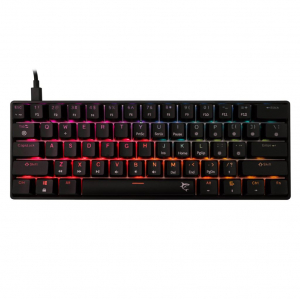 White Shark SHINOBI 2, piros kapcsolós US gaming billentyűzet fekete (GK-004111B/R-US)