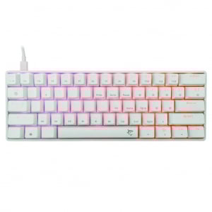 White Shark SHINOBI 2, piros kapcsolós US gaming billentyűzet fehér (GK-004211W/R-US)