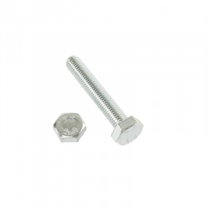 Import M12x30mm 8.8 HLF hatlapfejű, t&ouml;vig menetes csavar horganyzott (DIN933ZN8-8M12x30)