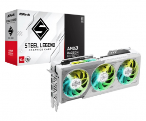 ASRock Radeon RX 9070 Steel Legend 16GB OC videokártya (RX9070 SL 16GO)