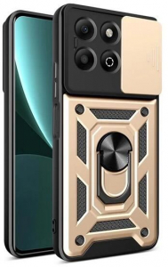 Gigapack Defender Honor X6b kamerav&eacute;dős tok aranysz&iacute;nű-fekete (GP-162484)