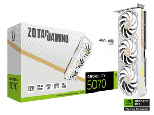 Zotac GeForce RTX 5070 12GB AMP White Edition videokártya (ZT-B50700FQ-10P)