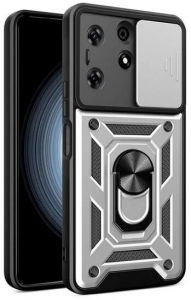 Gigapack Defender Tecno Spark 10 Pro 4G kamerav&eacute;dős tok ez&uuml;stsz&iacute;nű-fekete (GP-157819)