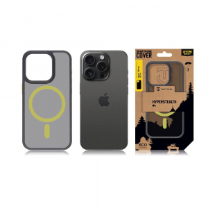 Tactical MagForce Hyperstealth 2.0 Apple iPhone 15 Pro tok füstszínű-sárga (8596311250590)