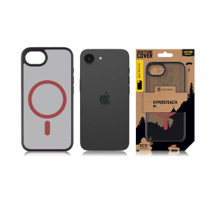 Tactical MagForce Hyperstealth 2.0 Apple iPhone 16e tok füstszínű-piros (8596311270987)
