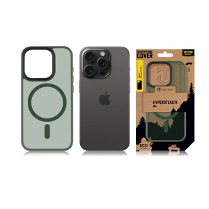 Tactical MagForce Hyperstealth Apple iPhone 15 Pro tok áttetsző-sötétzöld (8596311221354)