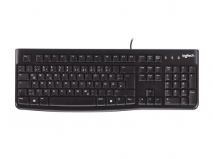 Logitech K120 angol billentyűzet fekete (920-002508)